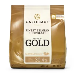 Callebaut Gold Chocolate; White Chocolate with Caramel; 400g